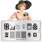 Tourist 05-Nail Art Stencils-[stencil]-[manicure]-[image-plate]-MoYou London