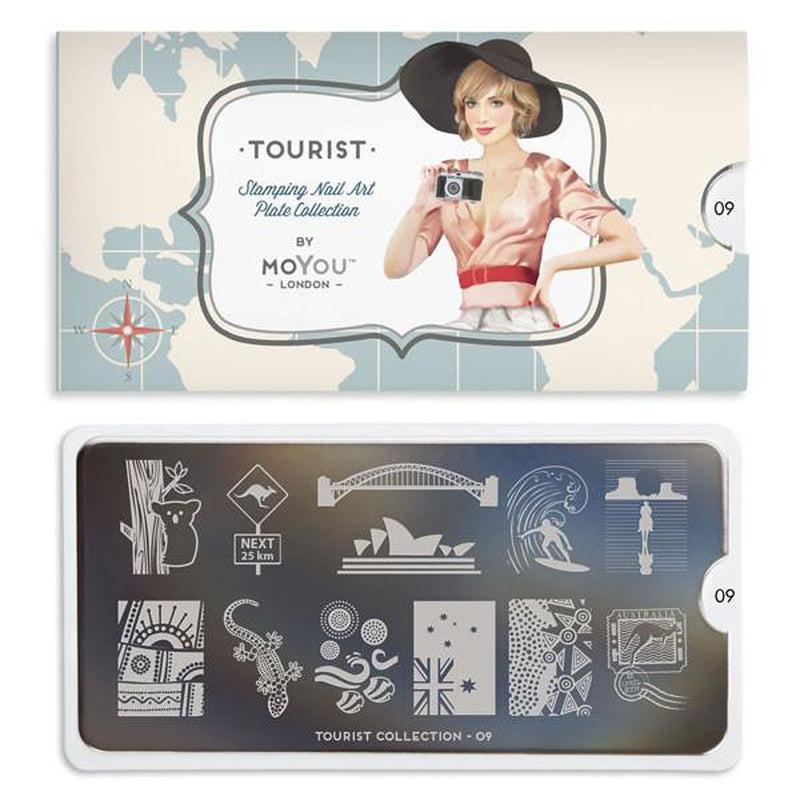 Tourist 09-Nail Art Stencils-[stencil]-[manicure]-[image-plate]-MoYou London
