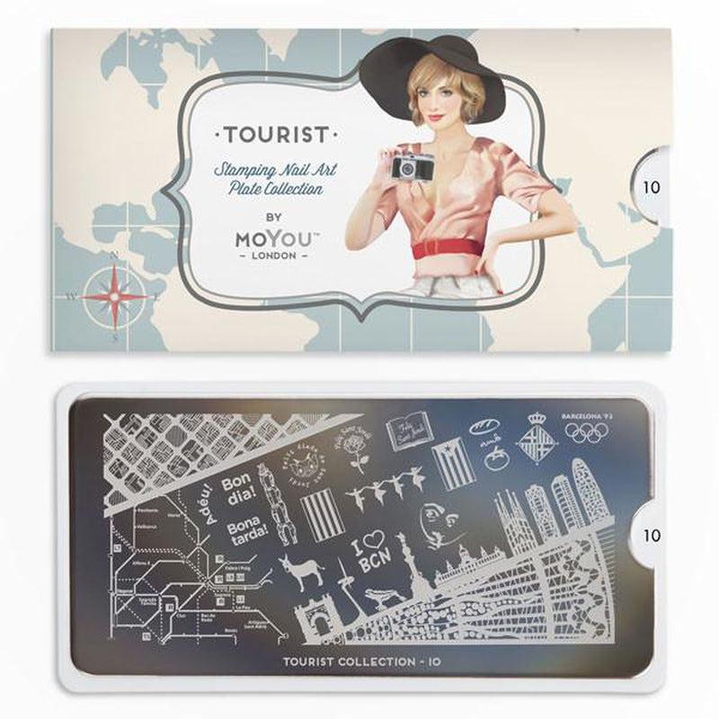 Tourist 10-Nail Art Stencils-[stencil]-[manicure]-[image-plate]-MoYou London