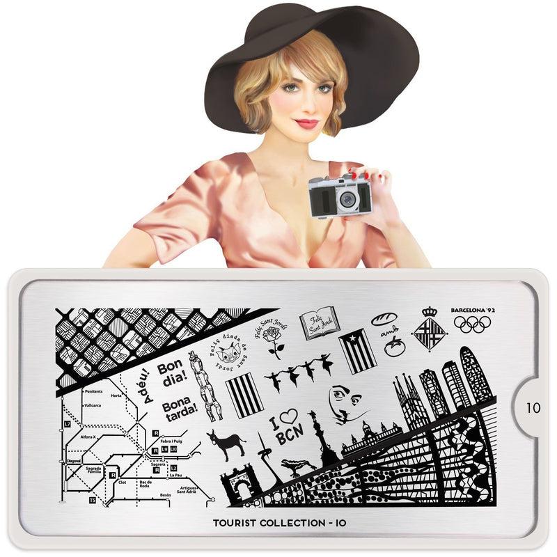 Tourist 10-Nail Art Stencils-[stencil]-[manicure]-[image-plate]-MoYou London