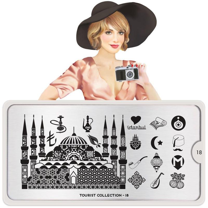 Tourist 18-Nail Art Stencils-[stencil]-[manicure]-[image-plate]-MoYou London