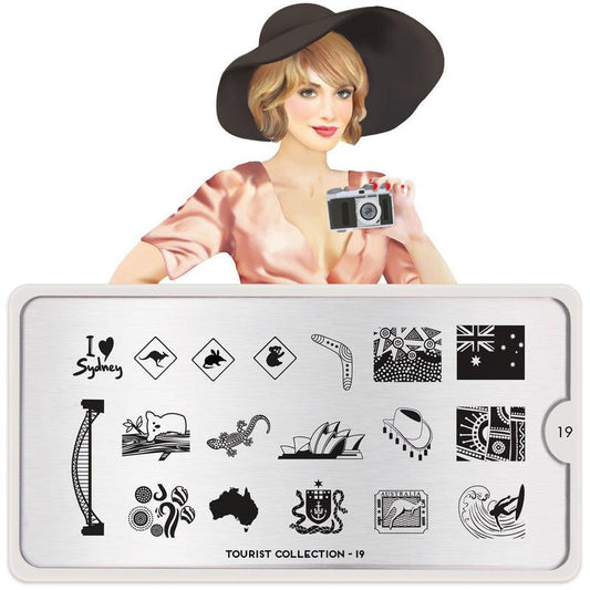 Tourist 19-Nail Art Stencils-[stencil]-[manicure]-[image-plate]-MoYou London