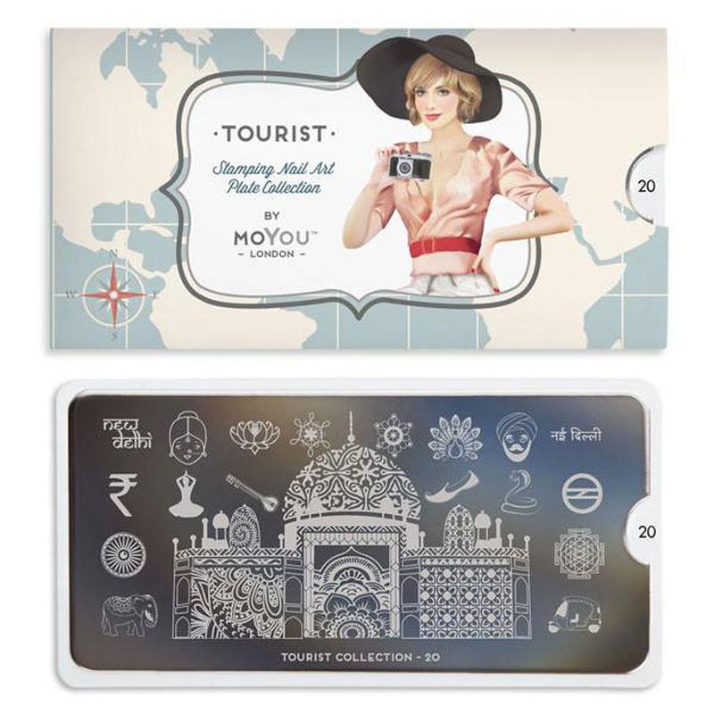Tourist 20-Nail Art Stencils-[stencil]-[manicure]-[image-plate]-MoYou London