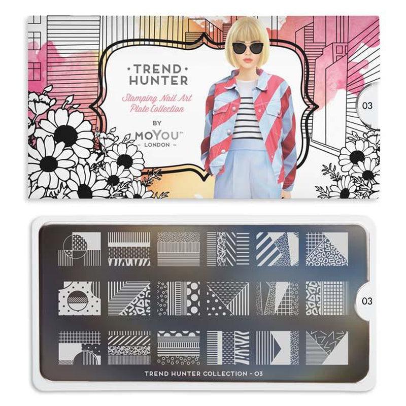 Trend Hunter 03-Nail Art Stencils-[stencil]-[manicure]-[image-plate]-MoYou London