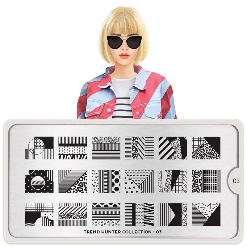 Trend Hunter 03-Nail Art Stencils-[stencil]-[manicure]-[image-plate]-MoYou London