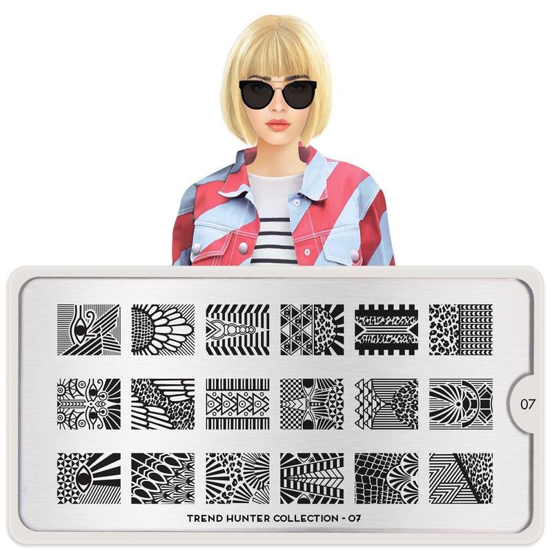 Trend Hunter 07-Nail Art Stencils-[stencil]-[manicure]-[image-plate]-MoYou London