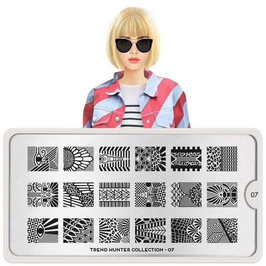 Trend Hunter 07-Nail Art Stencils-[stencil]-[manicure]-[image-plate]-MoYou London