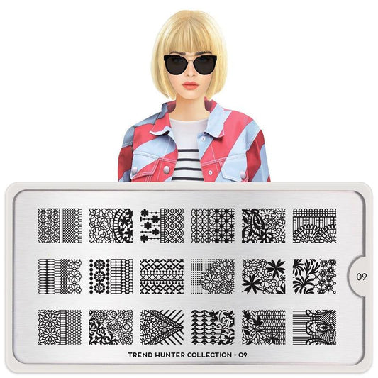 Trend Hunter 09-Nail Art Stencils-[stencil]-[manicure]-[image-plate]-MoYou London