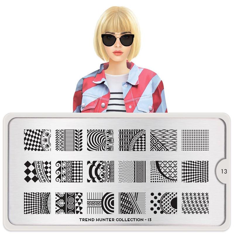 Trend Hunter 13-Nail Art Stencils-[stencil]-[manicure]-[image-plate]-MoYou London
