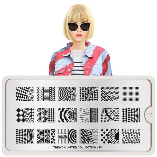Trend Hunter 13-Nail Art Stencils-[stencil]-[manicure]-[image-plate]-MoYou London