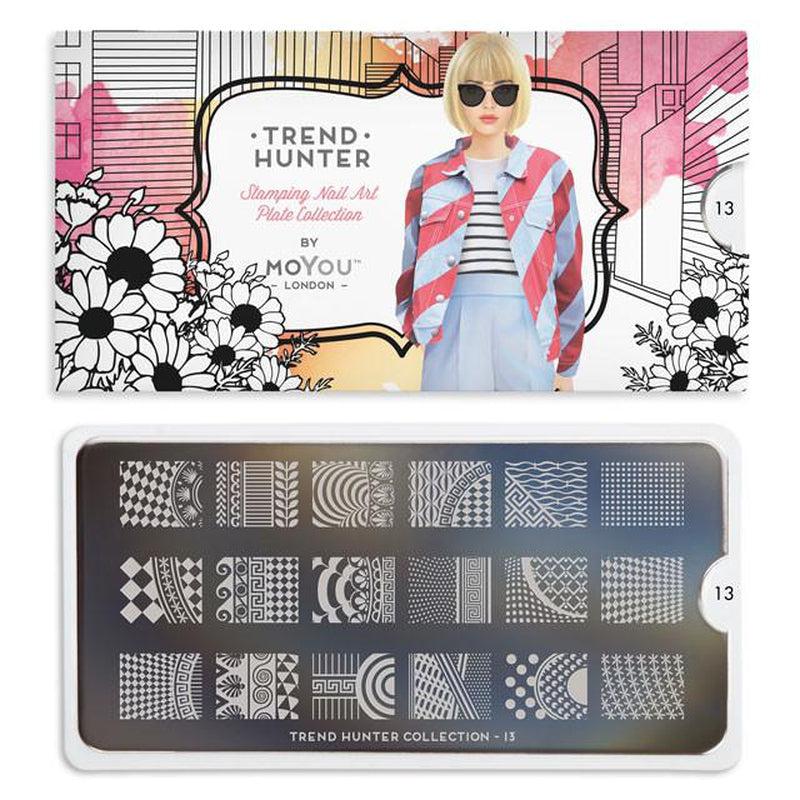Trend Hunter 13-Nail Art Stencils-[stencil]-[manicure]-[image-plate]-MoYou London