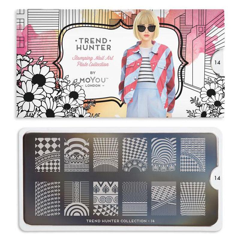Trend Hunter 14-Nail Art Stencils-[stencil]-[manicure]-[image-plate]-MoYou London