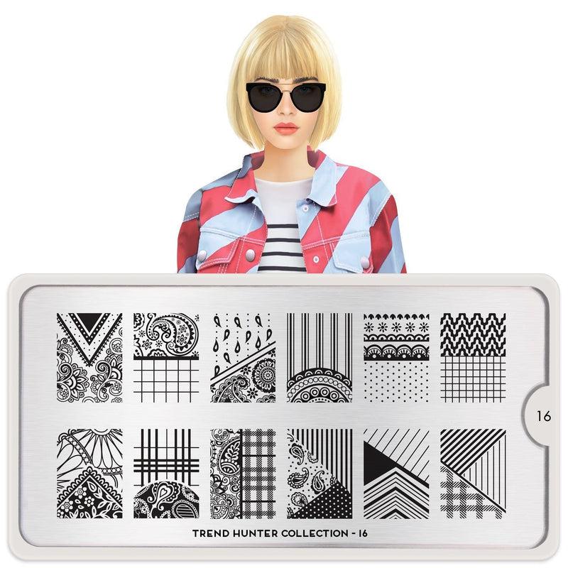 Trend Hunter 16-Nail Art Stencils-[stencil]-[manicure]-[image-plate]-MoYou London