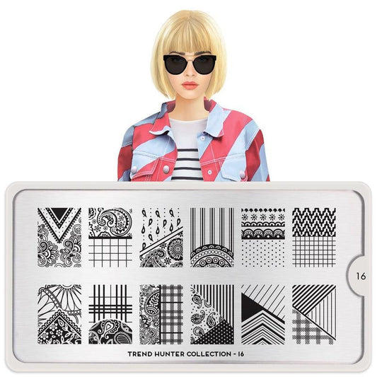 Trend Hunter 16-Nail Art Stencils-[stencil]-[manicure]-[image-plate]-MoYou London