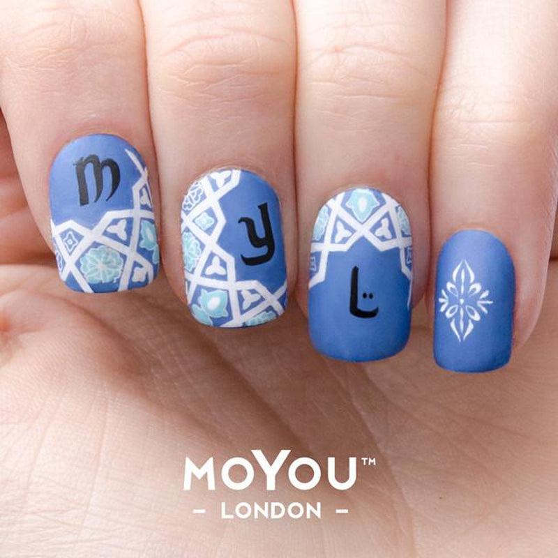 Typography 08-Stamping Nail Art Stencils-[stencil]-[manicure]-[image-plate]-MoYou London