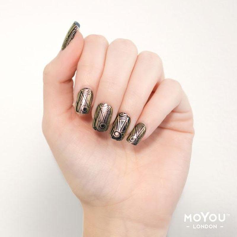 back to the 20s 02-Stamping Nail Art Stencils-[stencil]-[manicure]-[image-plate]-MoYou London