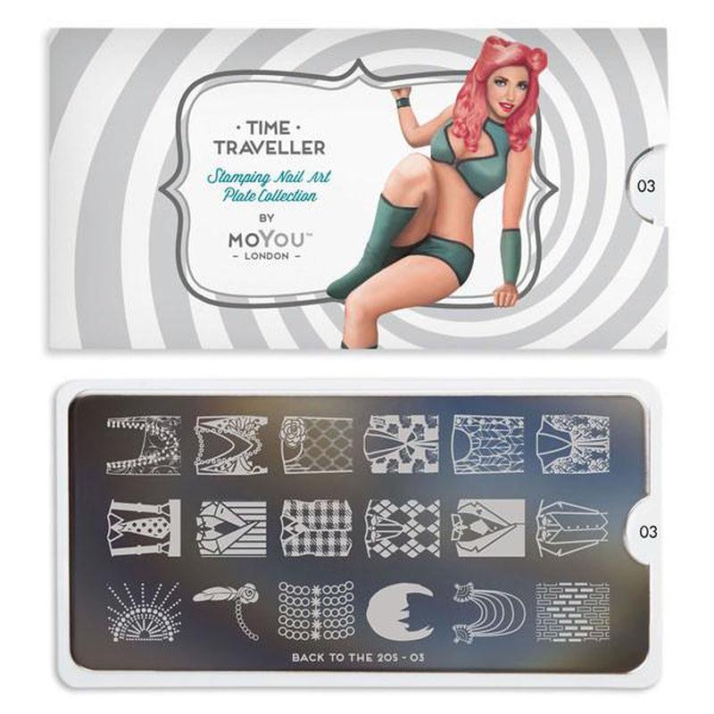 back to the 20s 03-Stamping Nail Art Stencils-[stencil]-[manicure]-[image-plate]-MoYou London