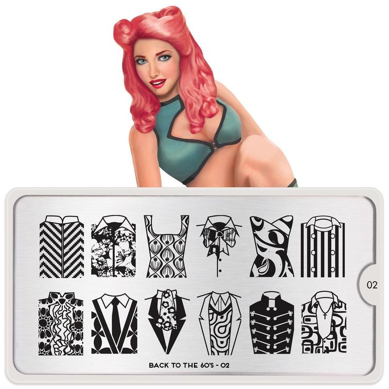 back to the 60s 02-Stamping Nail Art Stencils-[stencil]-[manicure]-[image-plate]-MoYou London