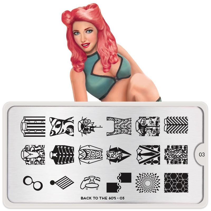back to the 60s 03-Stamping Nail Art Stencils-[stencil]-[manicure]-[image-plate]-MoYou London