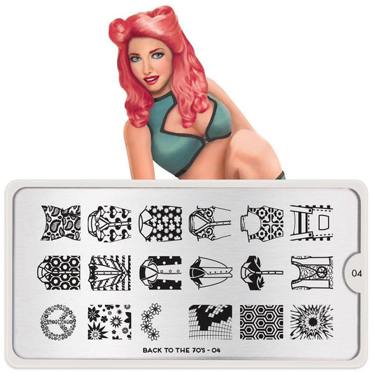 back to the 70s 04-Stamping Nail Art Stencils-[stencil]-[manicure]-[image-plate]-MoYou London