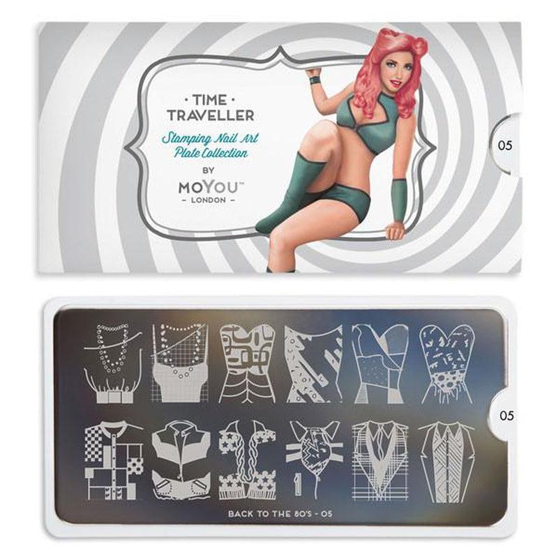 back to the 80s 05-Stamping Nail Art Stencils-[stencil]-[manicure]-[image-plate]-MoYou London